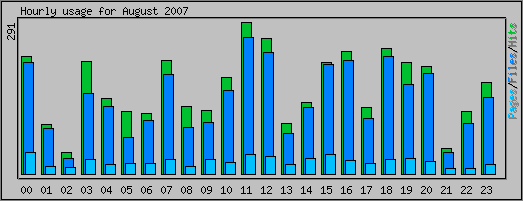 Hourly usage