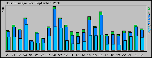 Hourly usage