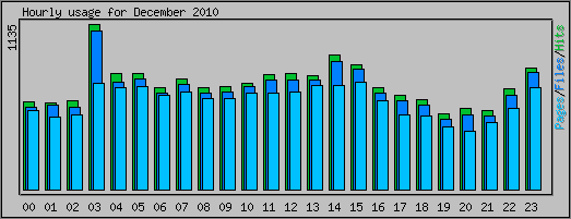 Hourly usage