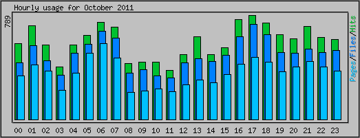 Hourly usage