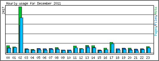 Hourly usage