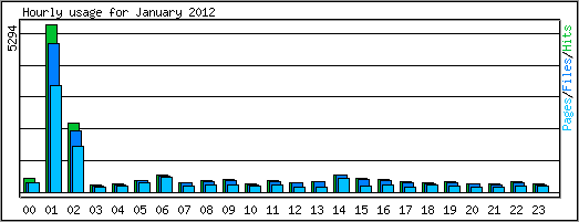 Hourly usage