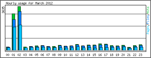 Hourly usage