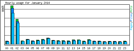 Hourly usage
