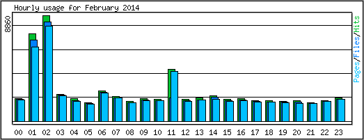 Hourly usage